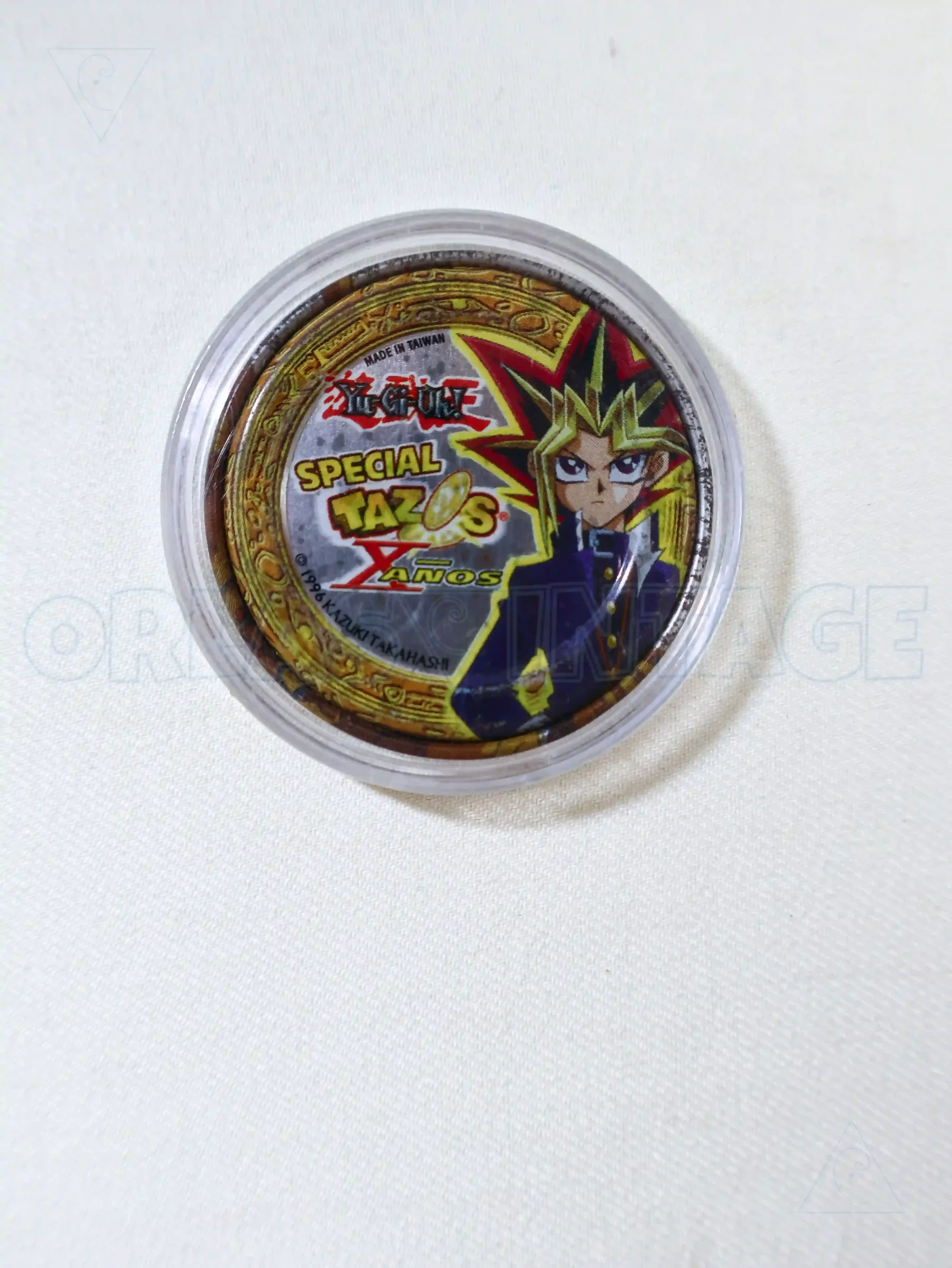 Tazo metálico Exodia Silver Yu-Gi-Oh! Edición 10 Años Sabritas usado — miniatura 2