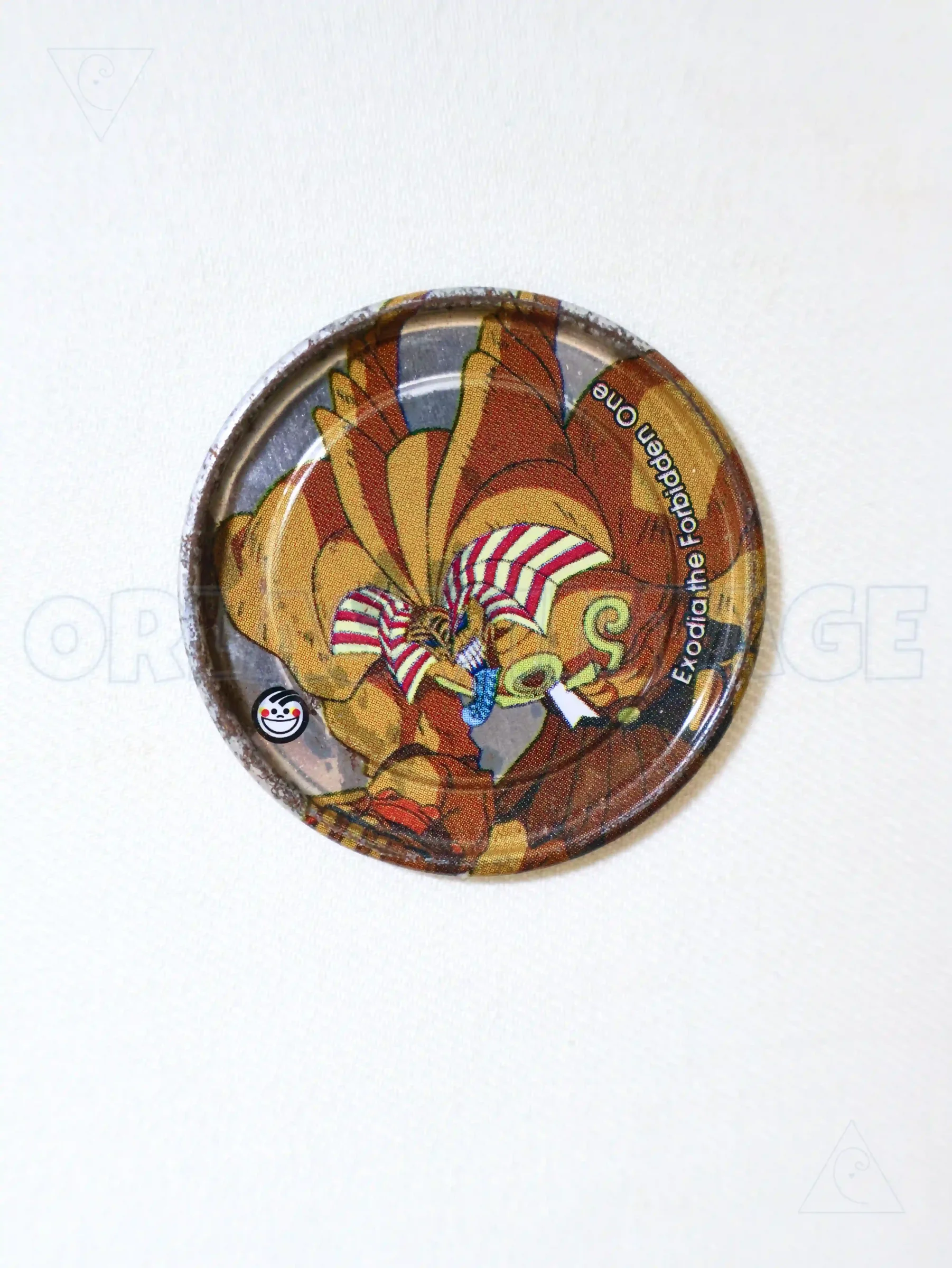 Tazo metálico Exodia Silver Yu-Gi-Oh! Edición 10 Años Sabritas usado — miniatura 3