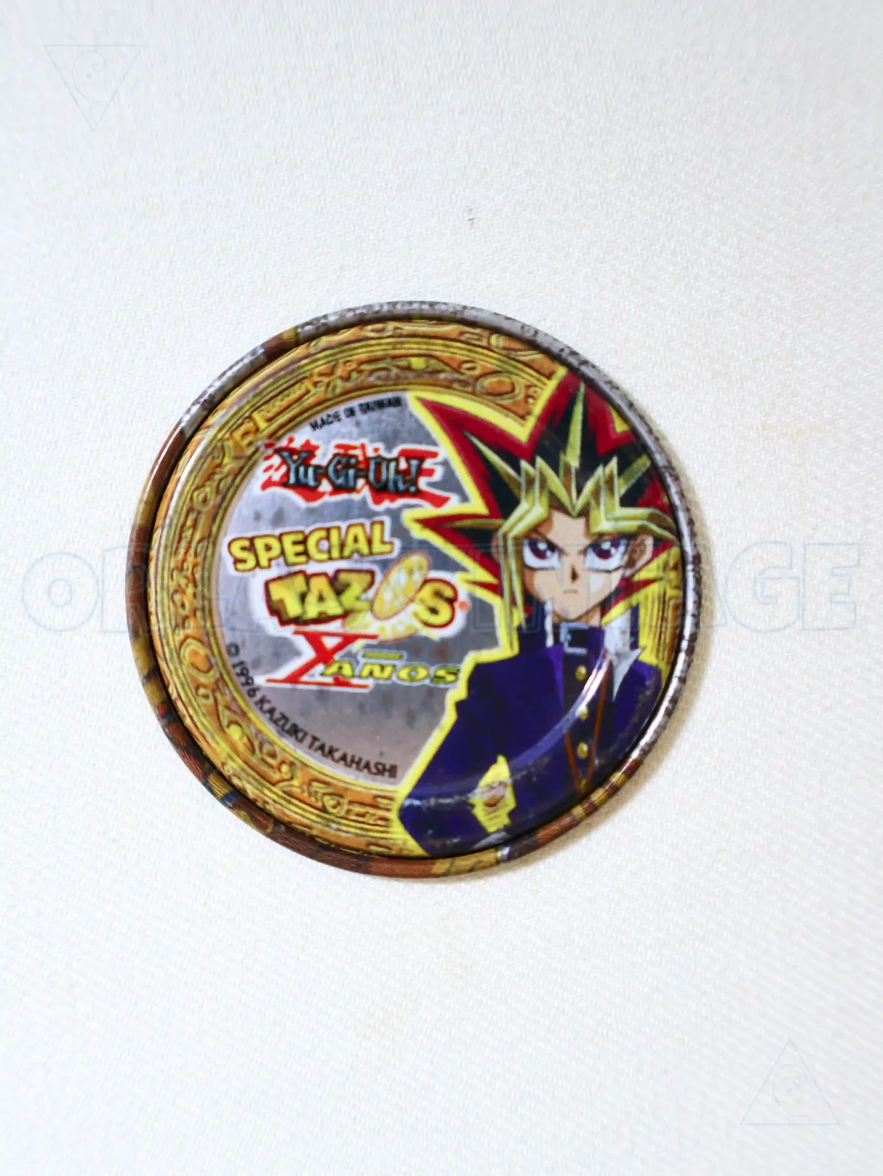 Tazo metálico Exodia Silver Yu-Gi-Oh! Edición 10 Años Sabritas usado — miniatura 4